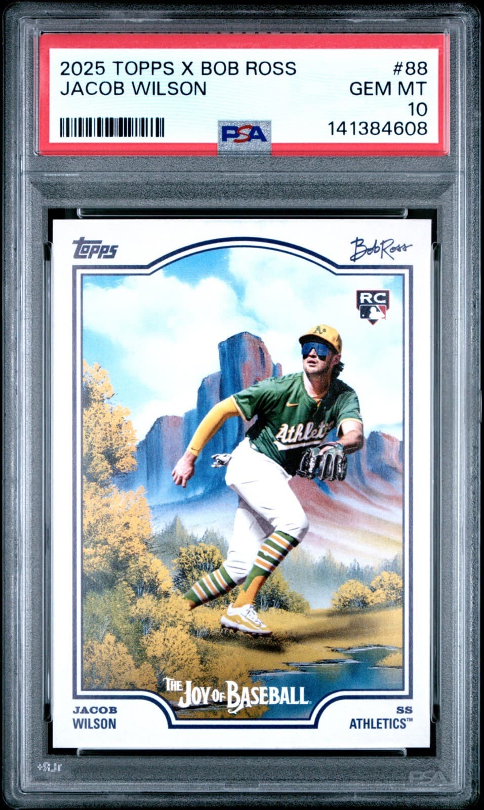 JACOB WILSON X BOB ROSS JOY OF 2025 Topps