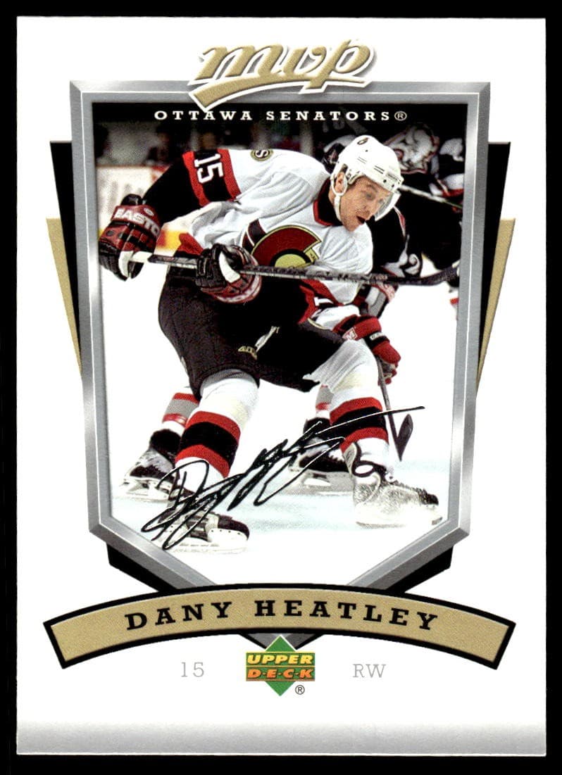 Dany Heatley Ottawa 2006 Upper Deck 2006 Upper Deck