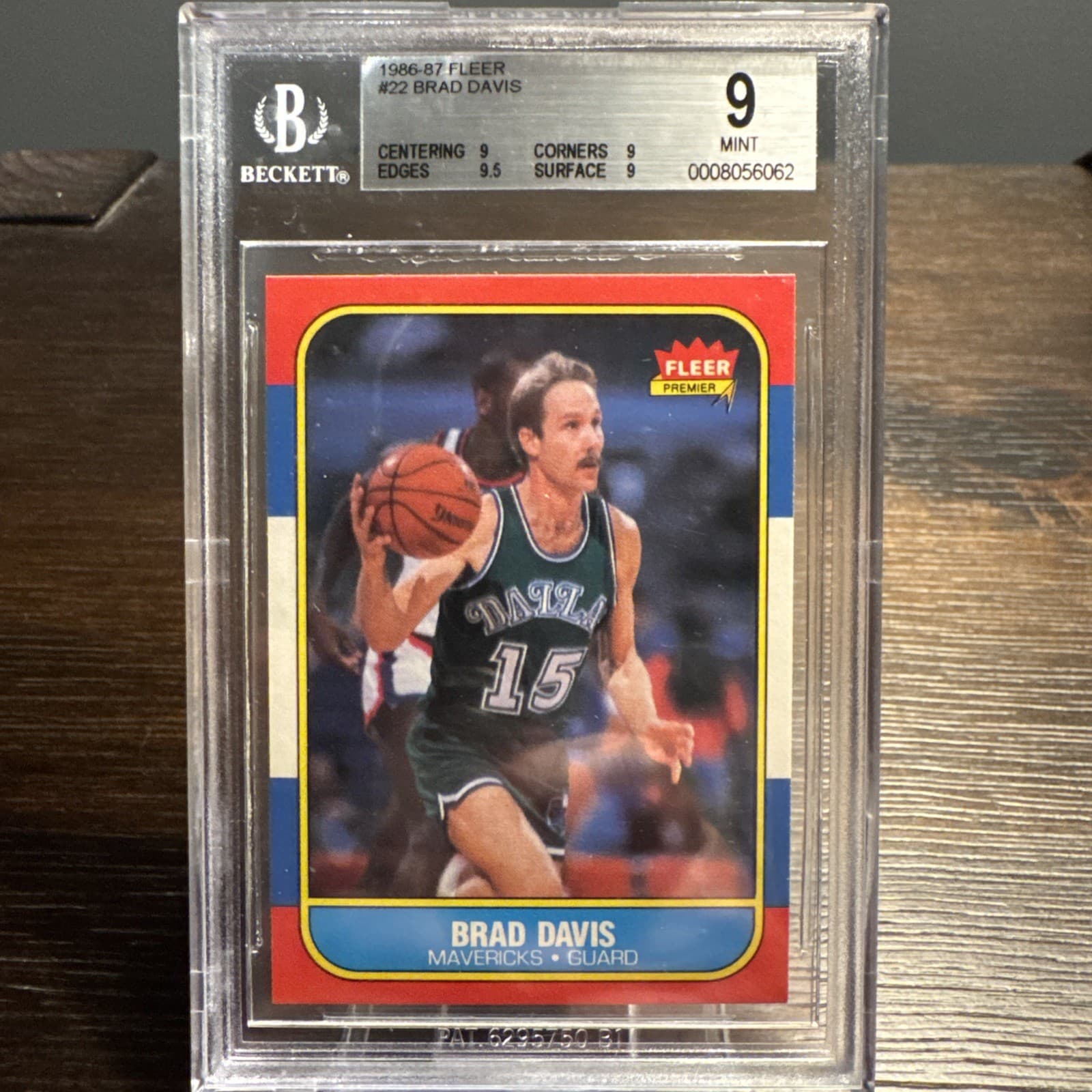 Brad Davis True 1986 Fleer 1986 Fleer