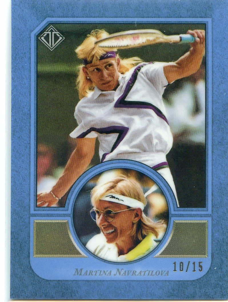 Transcendent Tennis 2020 Topps 2020 Topps blue-refractor