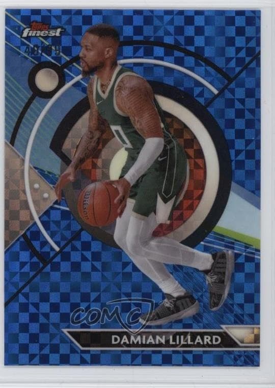 Common Blue Checkerboard 2023 Topps Finest 2023 Topps Finest blue-refractor