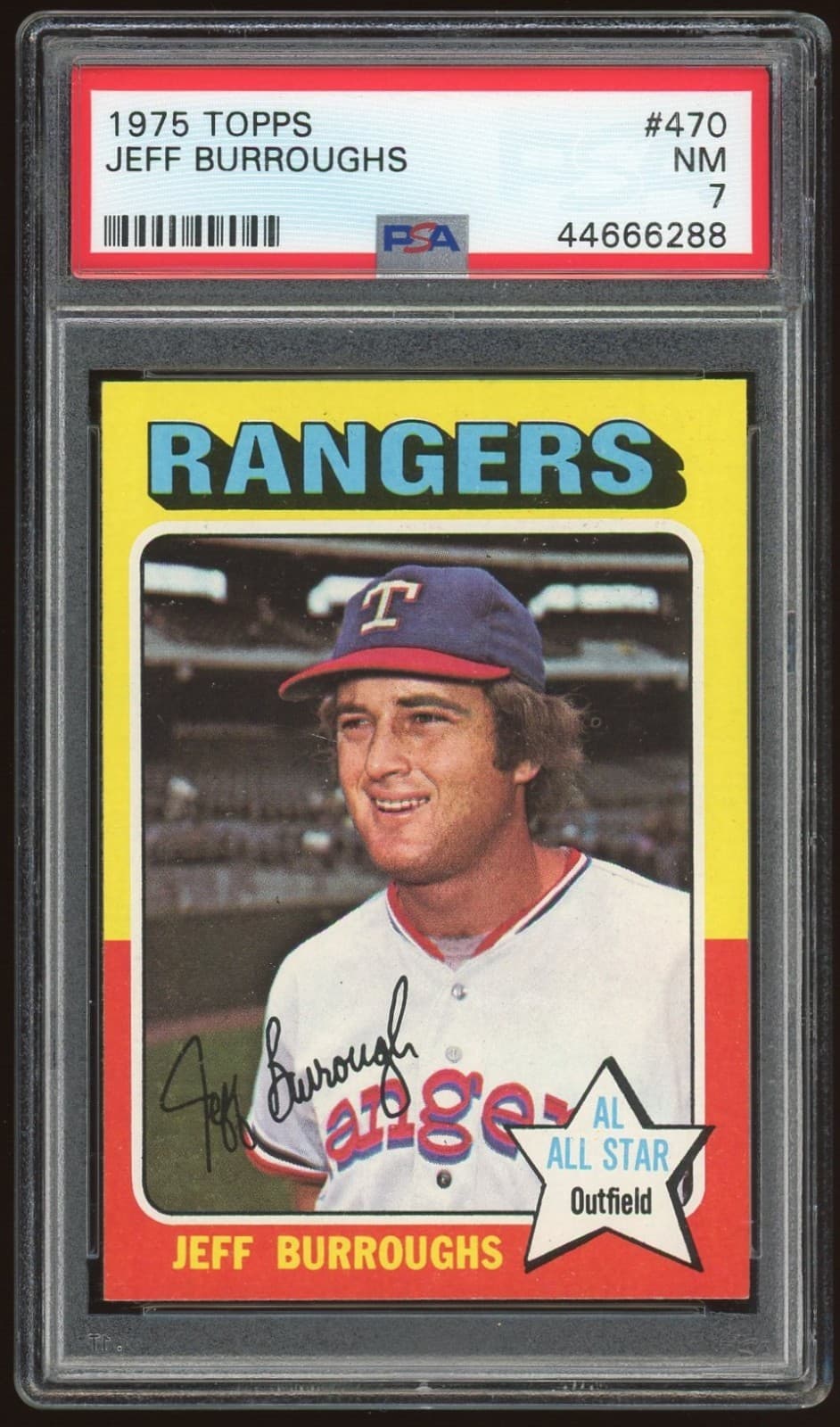 Jeff Burroughs trading card