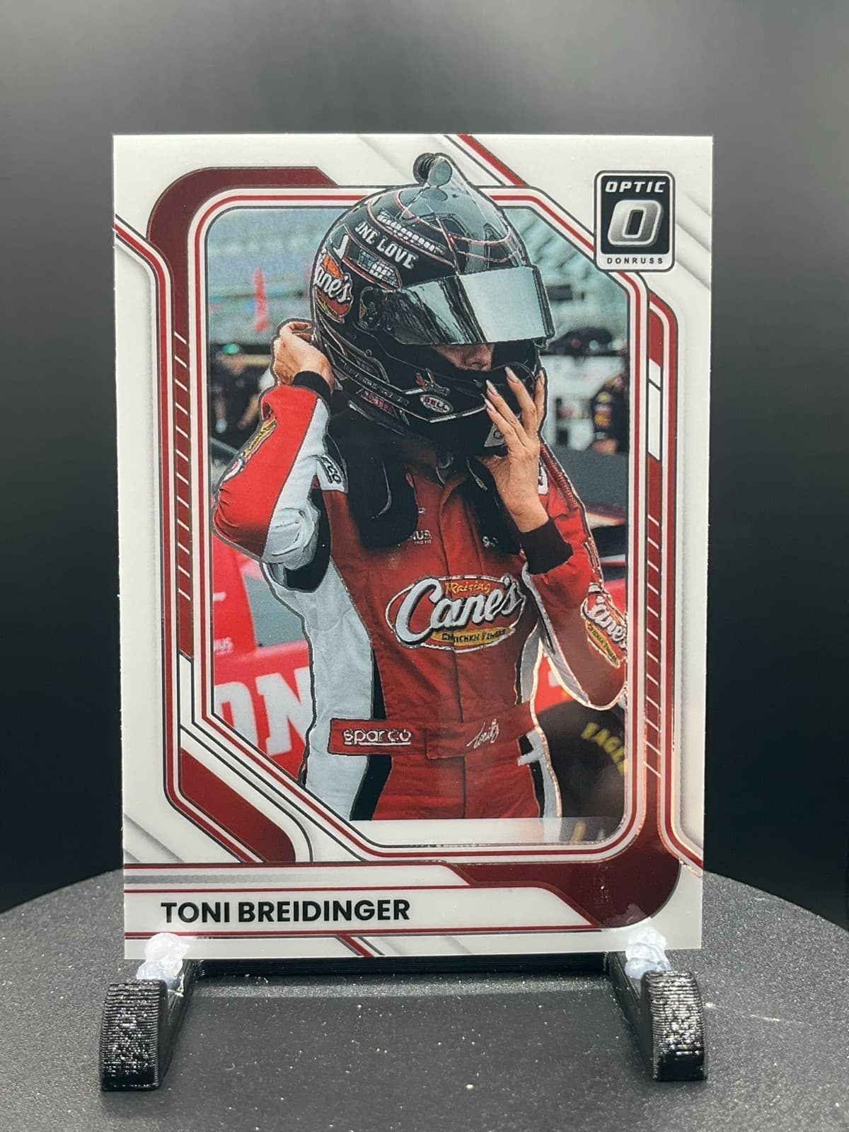 Toni Breidinger trading card