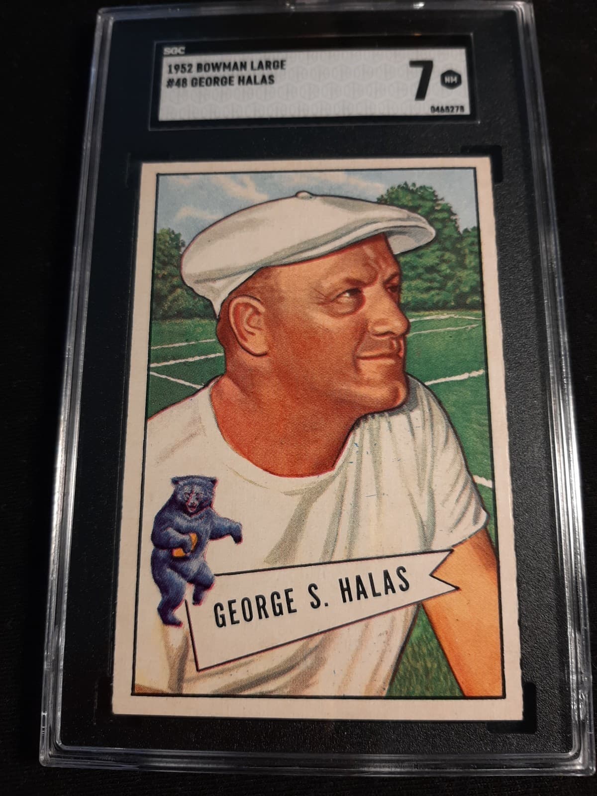 Large George Halas 1952 Bowman