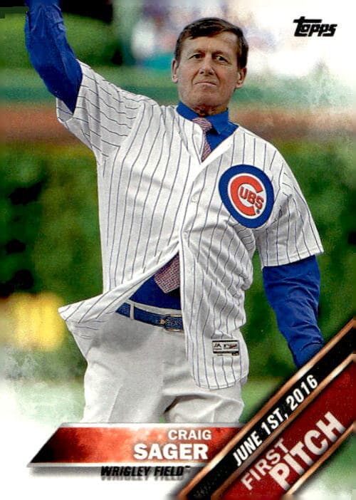 Craig Sager First 2016 Topps Update 2016 Topps Update