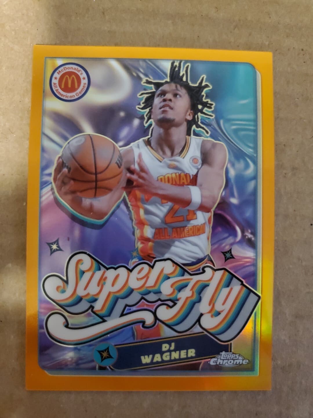 DJ WAGNER /25 MCDONALD'S SUPER 2023 Topps Chrome 2023 Topps Chrome