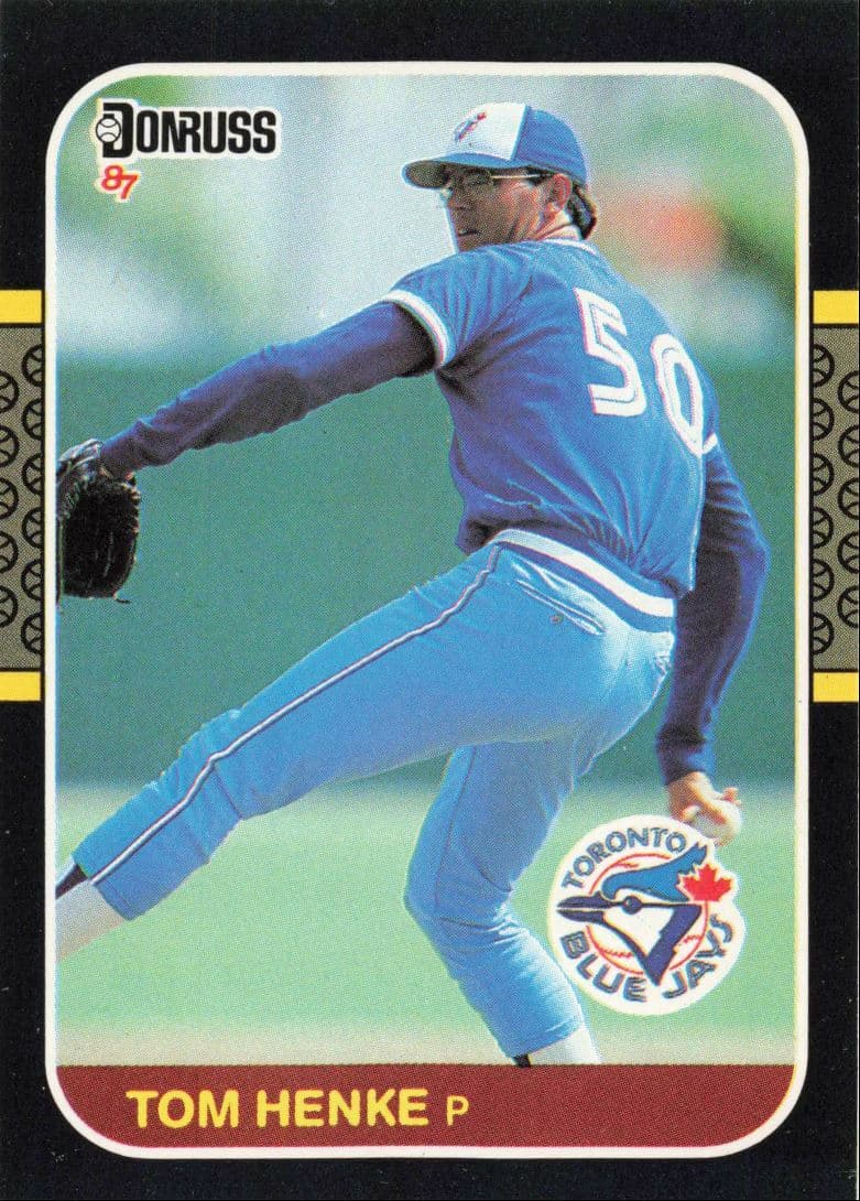Baseball Tom Henke 1987 Donruss 1987 Donruss
