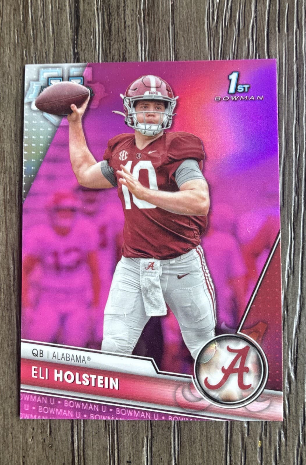 Eli Holstein Pink 2023 Bowman 2023 Bowman pink-refractor