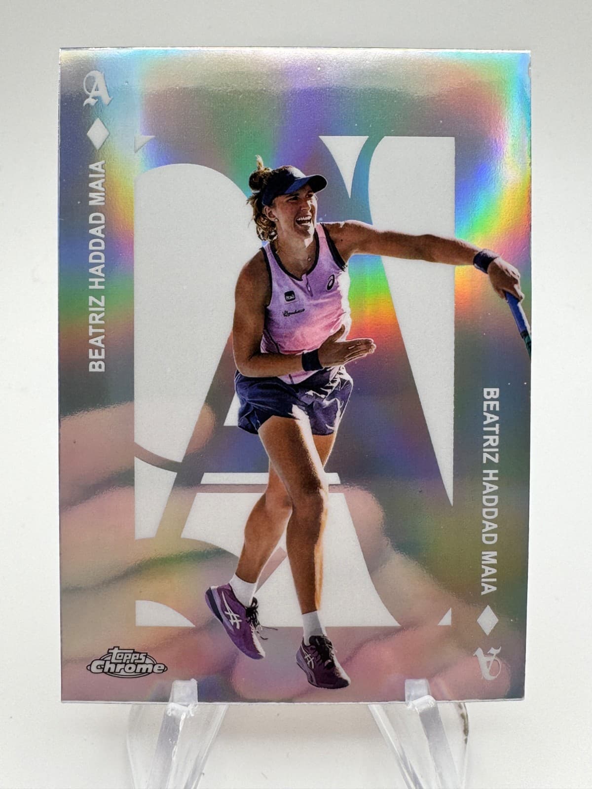 Tennis BEATRIZ HADDAD MAIA Ace 2025 Topps Chrome 2025 Topps Chrome refractor