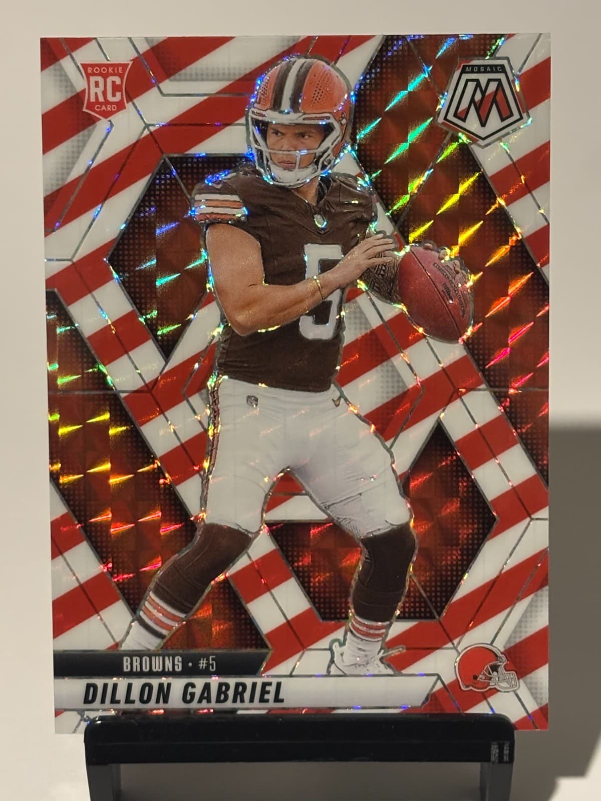 Football Red 2025 Panini Mosaic 2025 Panini Mosaic