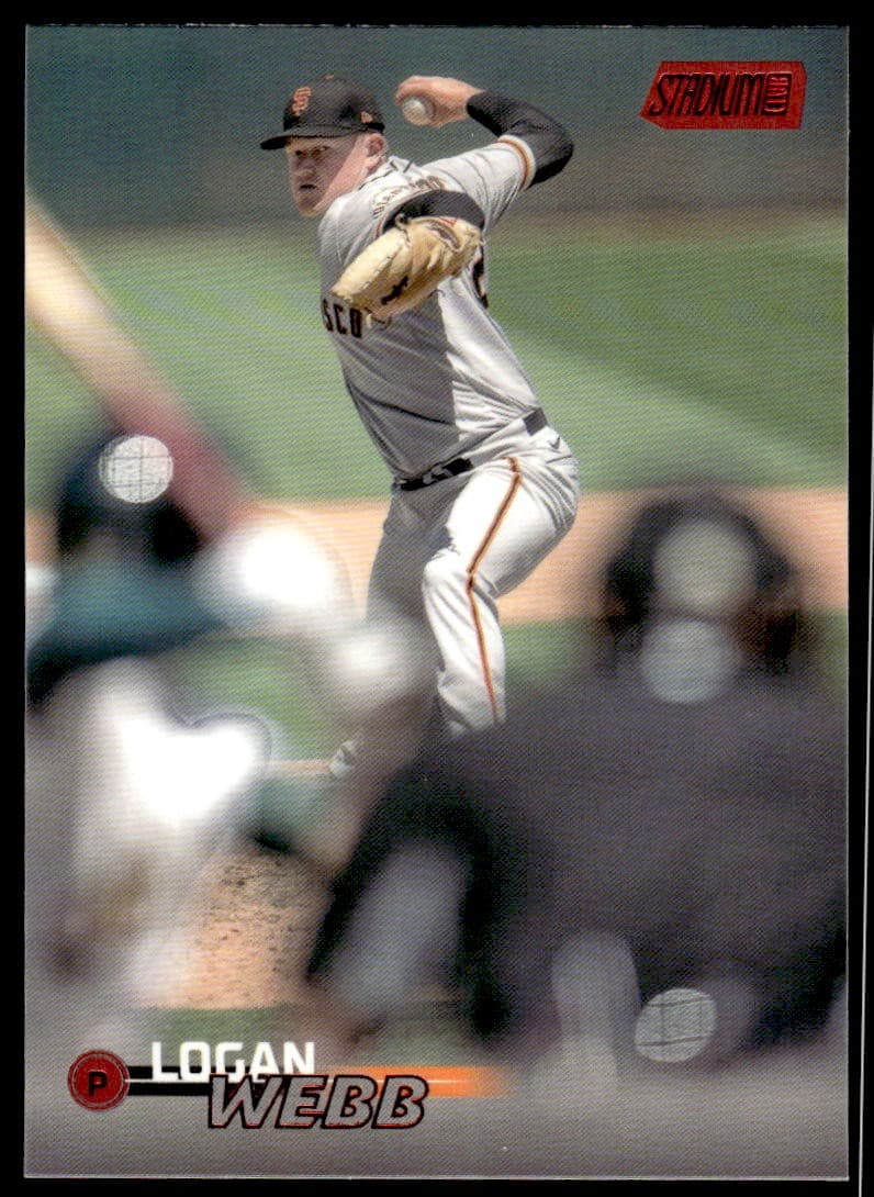Logan Webb Red 2023 Topps Stadium Club