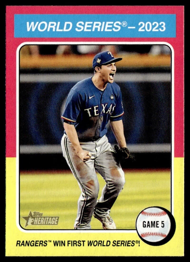 Dbacks Rangers Win 2024 Topps Heritage 2024 Topps Heritage