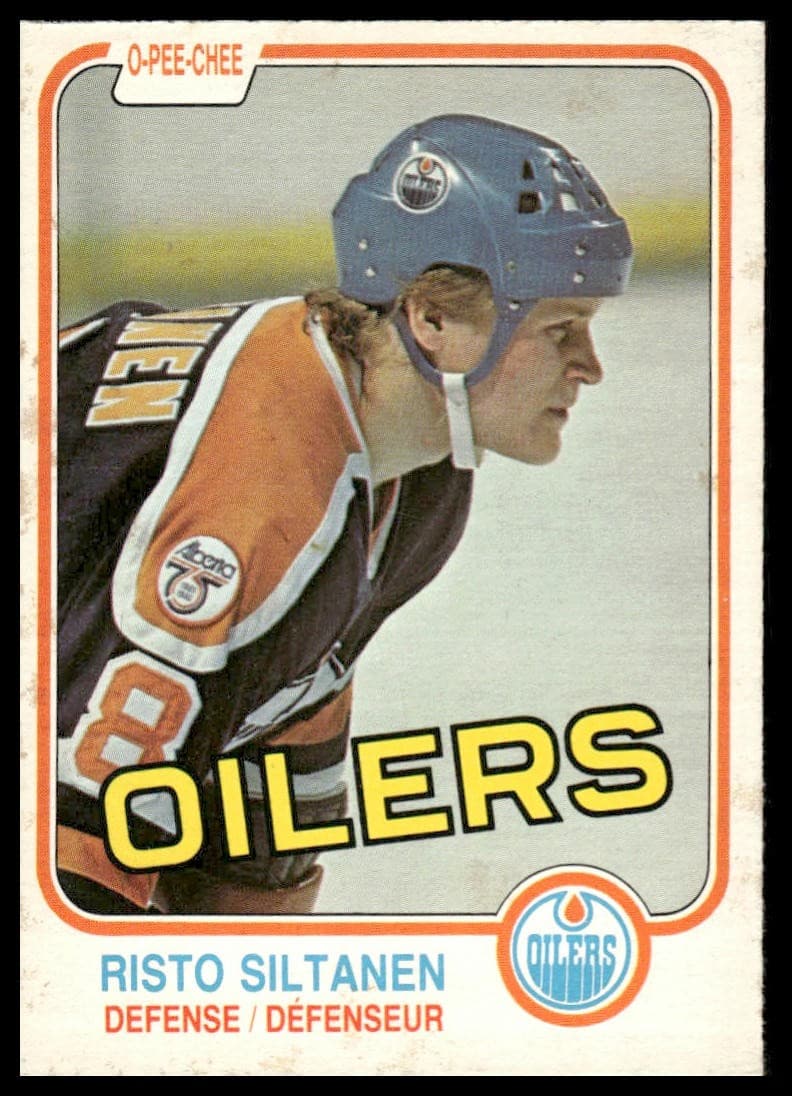 Risto Siltanen Edmonton 1981 O-Pee-Chee 1981 O-Pee-Chee