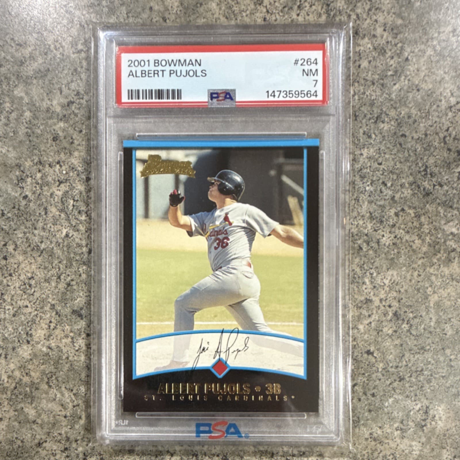 Albert Pujols trading card