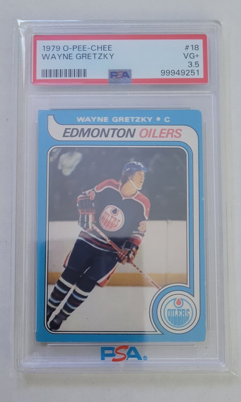 Wayne Gretzky trading card