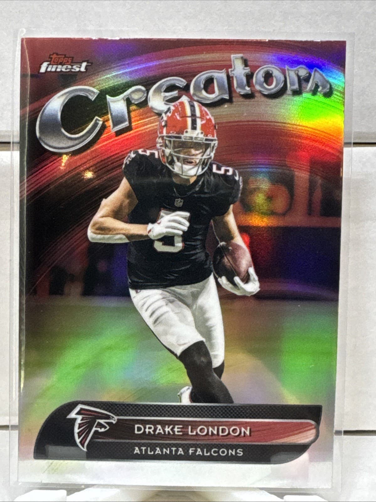 Creators Drake London 2025 Topps Finest 2025 Topps Finest