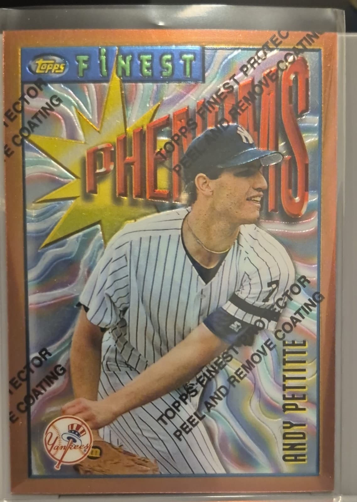 Andy Pettitte 1996 Topps Finest 1996 Topps Finest