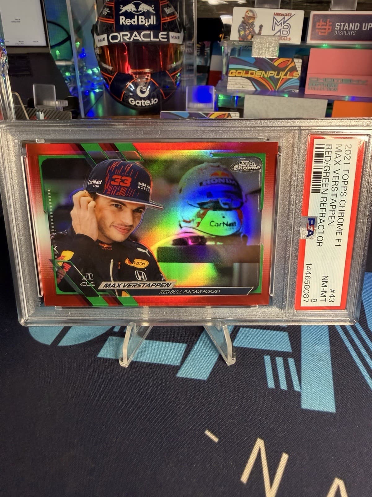 Racers Max Verstappen 2021 Topps Chrome 2021 Topps Chrome
