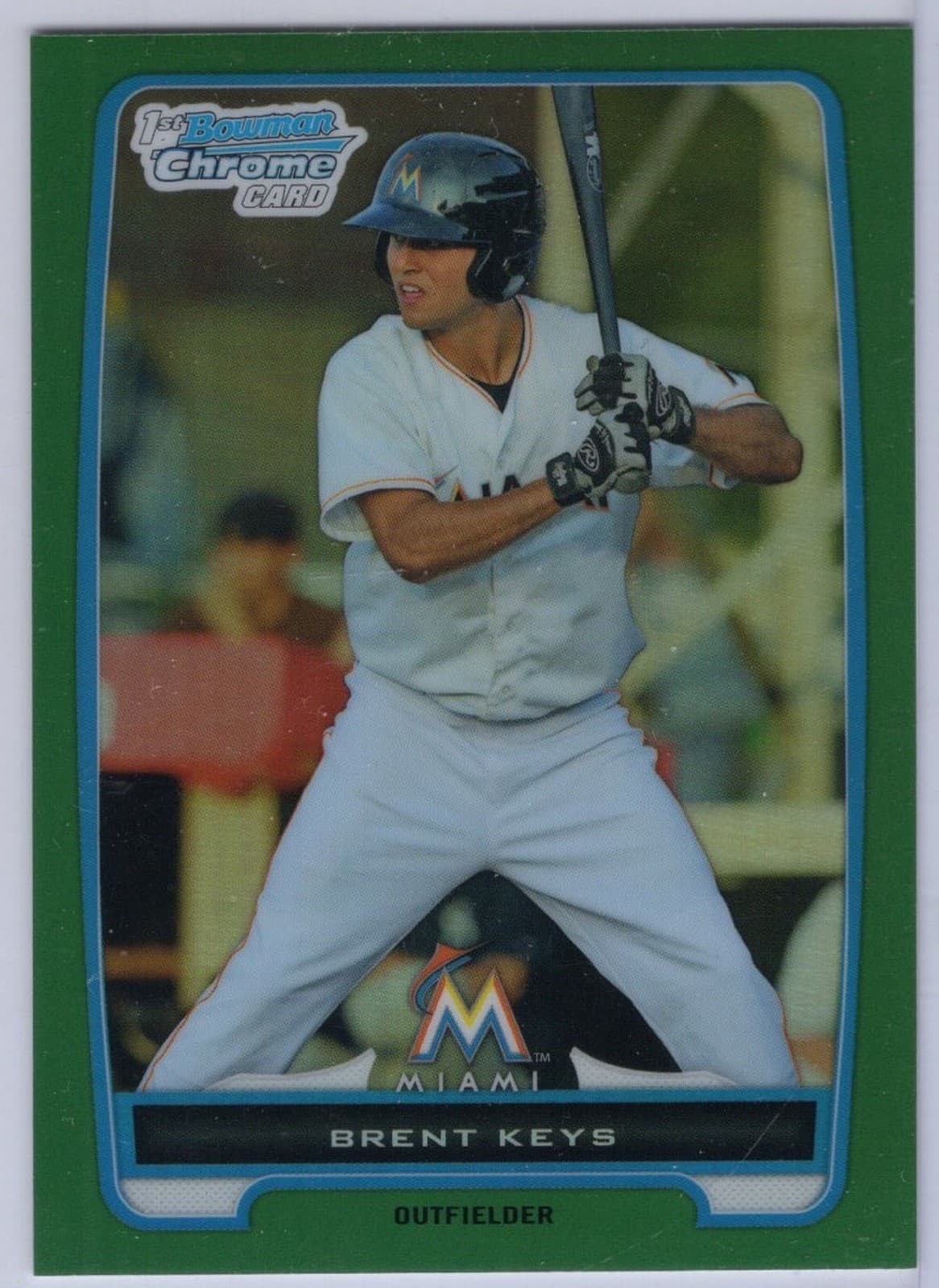 Green Brent Keys 2012 Bowman Chrome 2012 Bowman Chrome green-refractor
