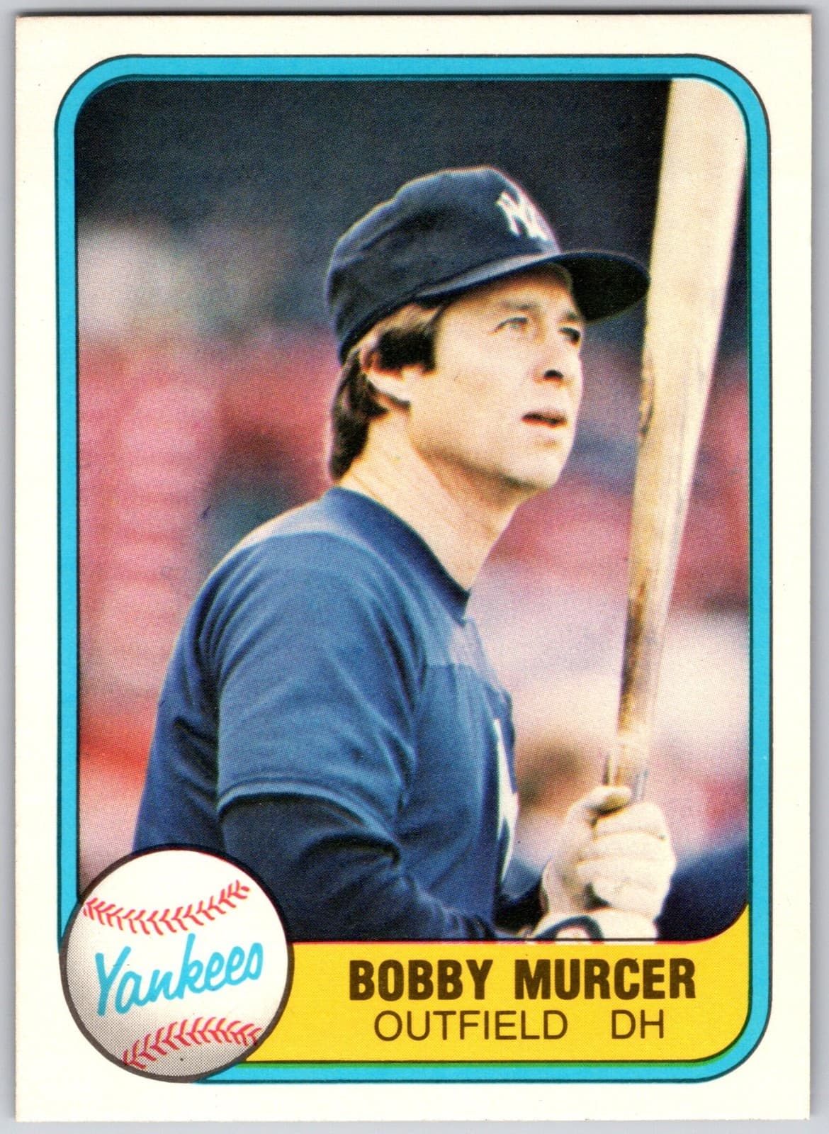 Bobby Murcer New 1981 Fleer 1981 Fleer