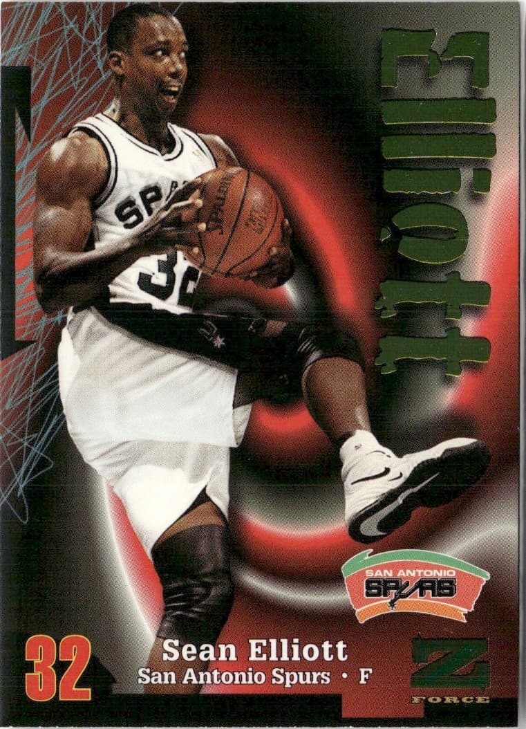 -99 Z-FORCE SEAN ELLIOTT SAN A 1998 Skybox