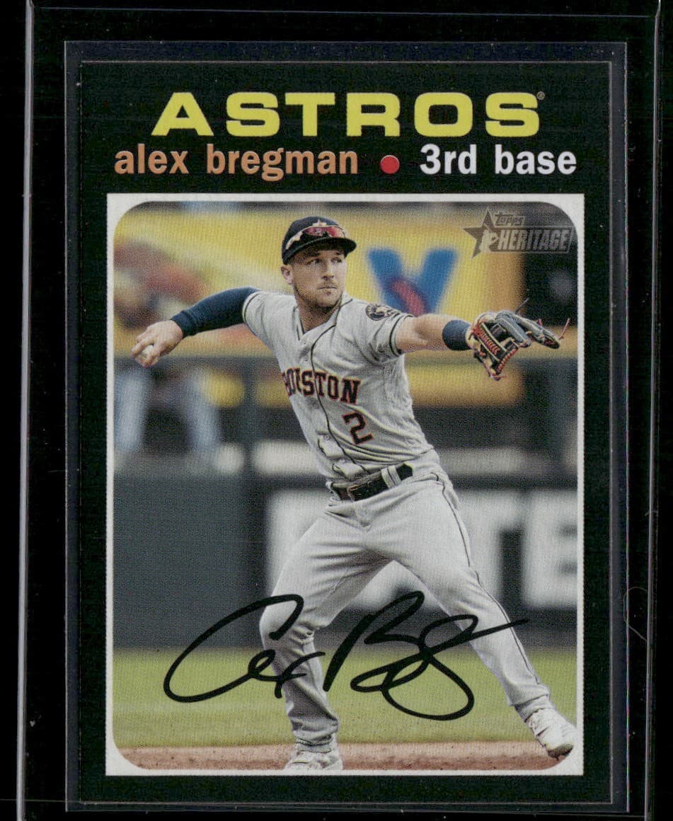Alex Bregman 2020 Topps Heritage 2020 Topps Heritage