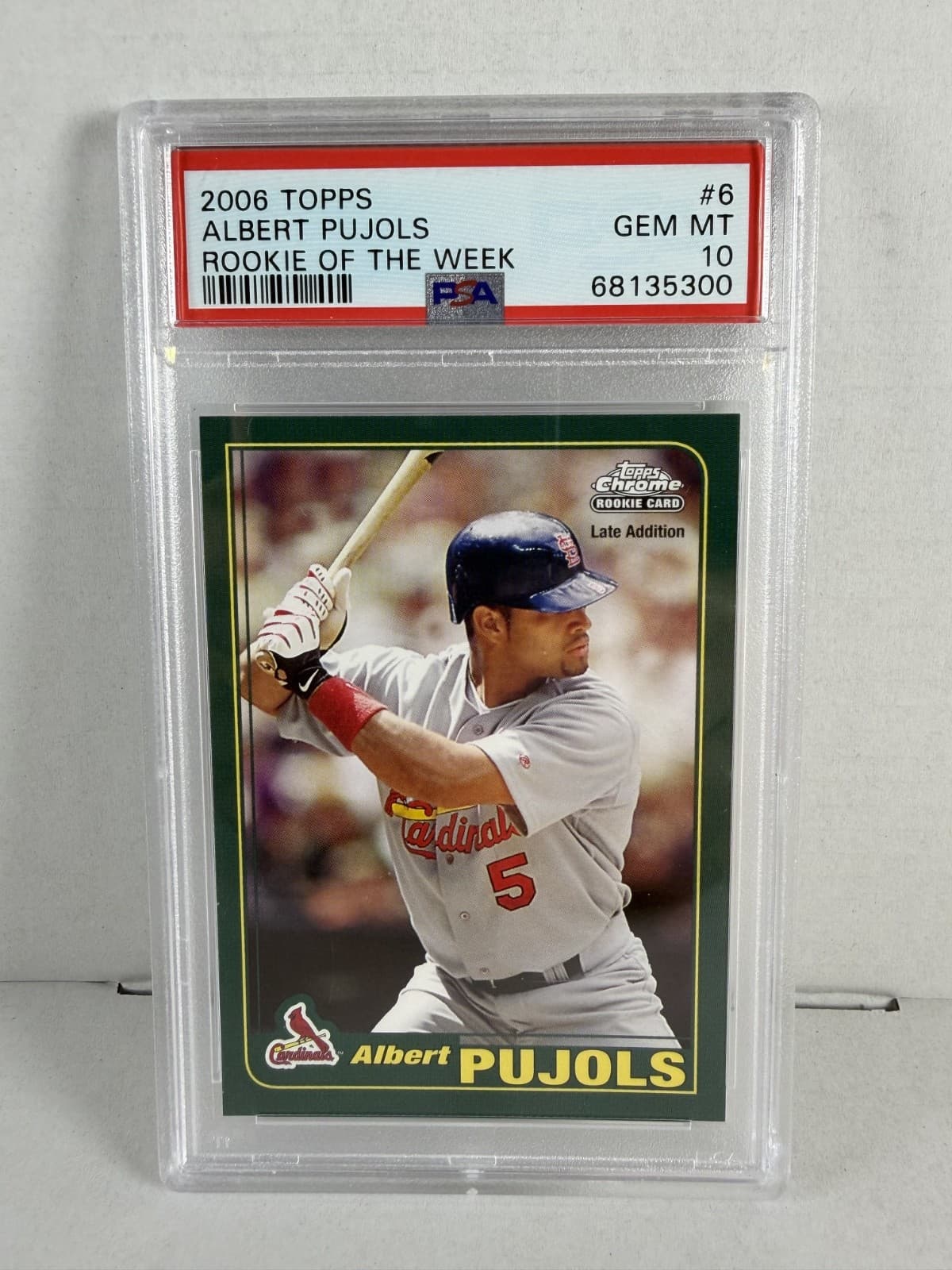 Albert Pujols Baseball 2006 Topps