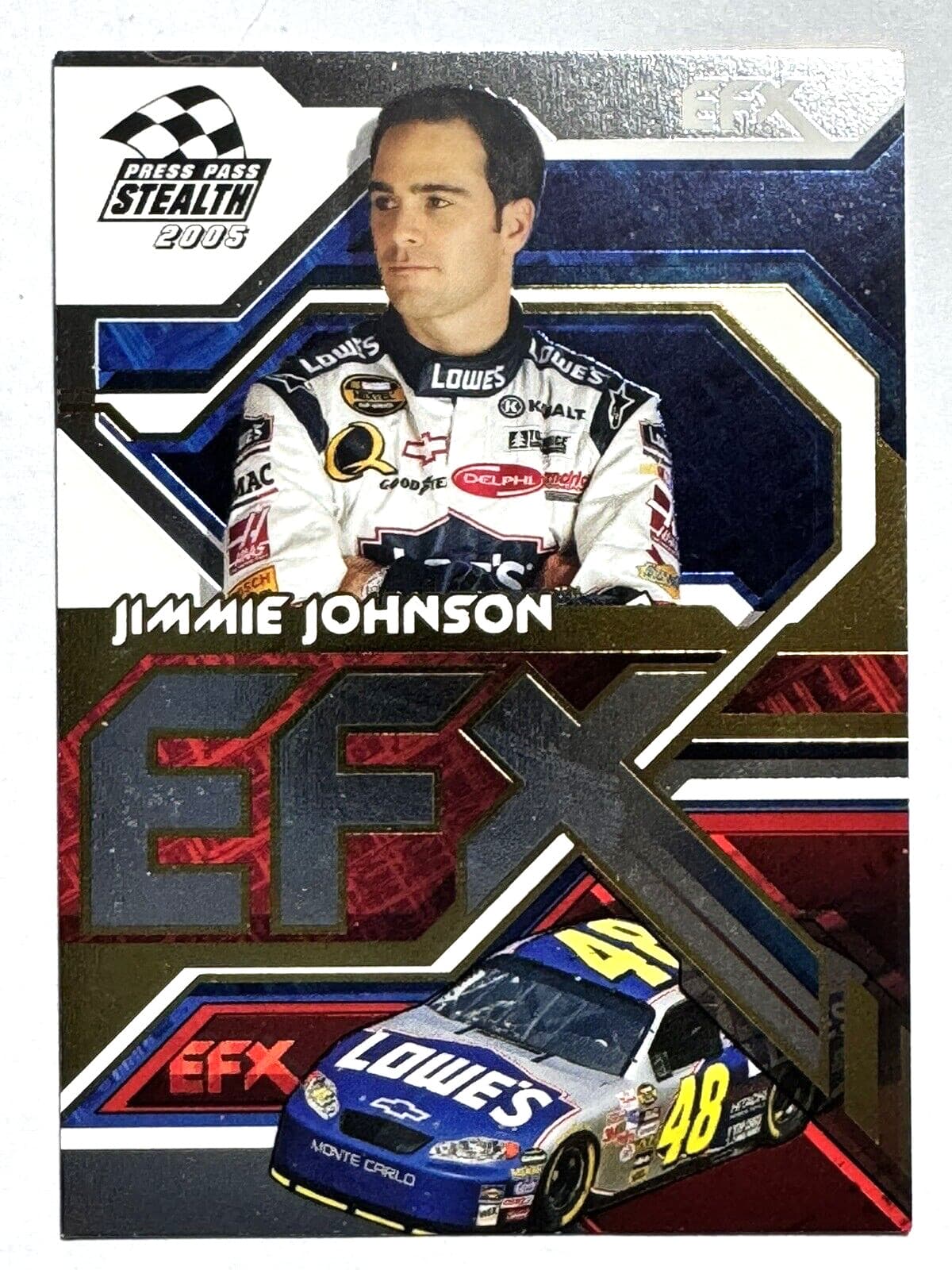 HOF'er JIMMIE JOHNSON Stealth 2005 Press Pass 2005 Press Pass