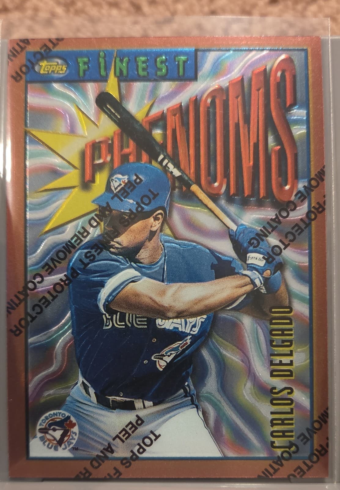 Carlos Delgado 1996 Topps Finest 1996 Topps Finest