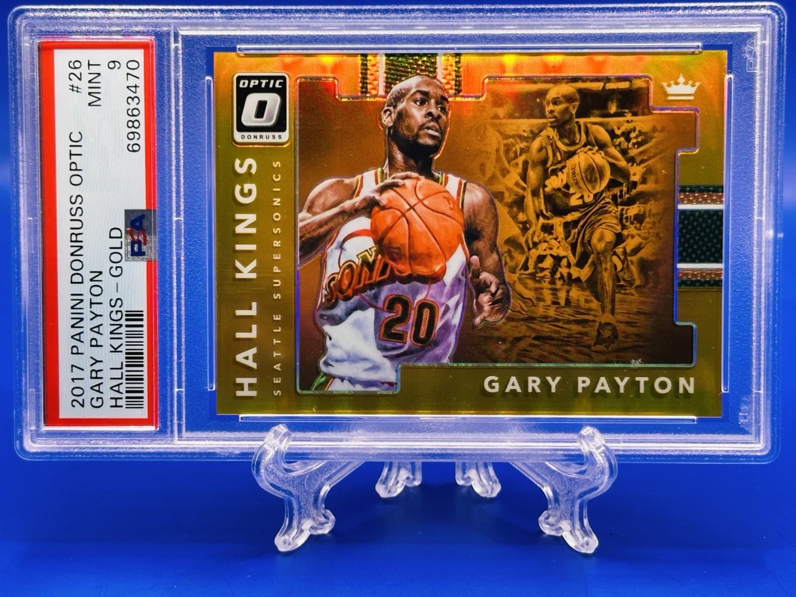 Gary Payton trading card