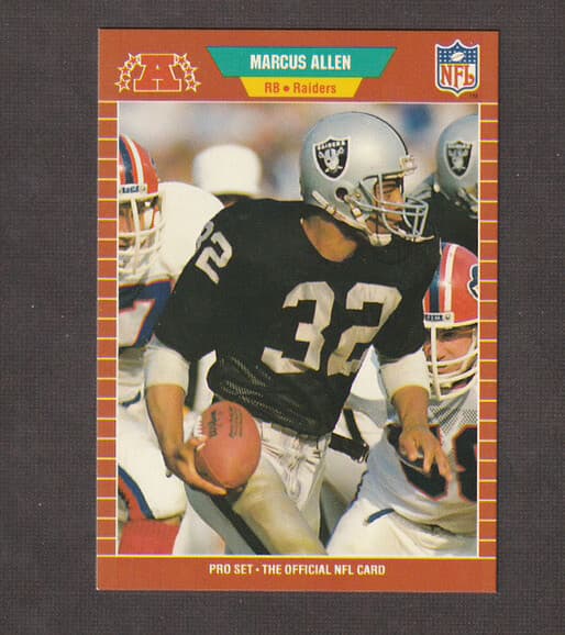 Football Marcus Allen 1989 Pro Set