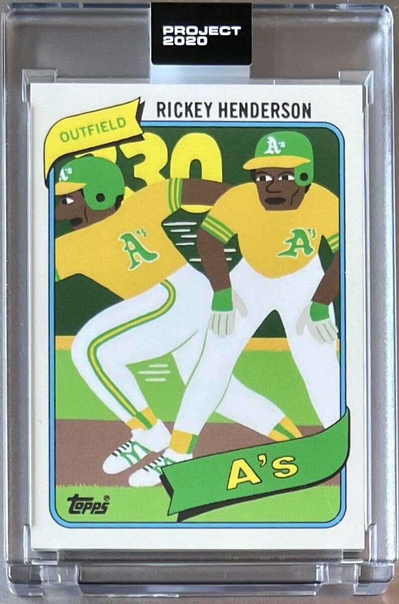 PROJECT RICKEY HENDERSON by KE 2020 Topps