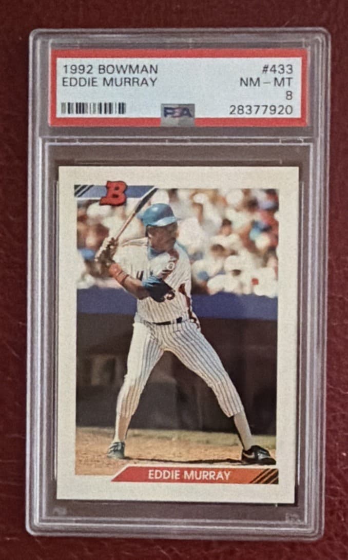 Eddie Murray trading card