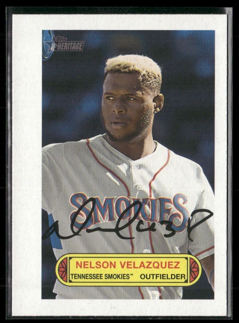 Nelson Velazquez Minor 2022 Topps Heritage 2022 Topps Heritage