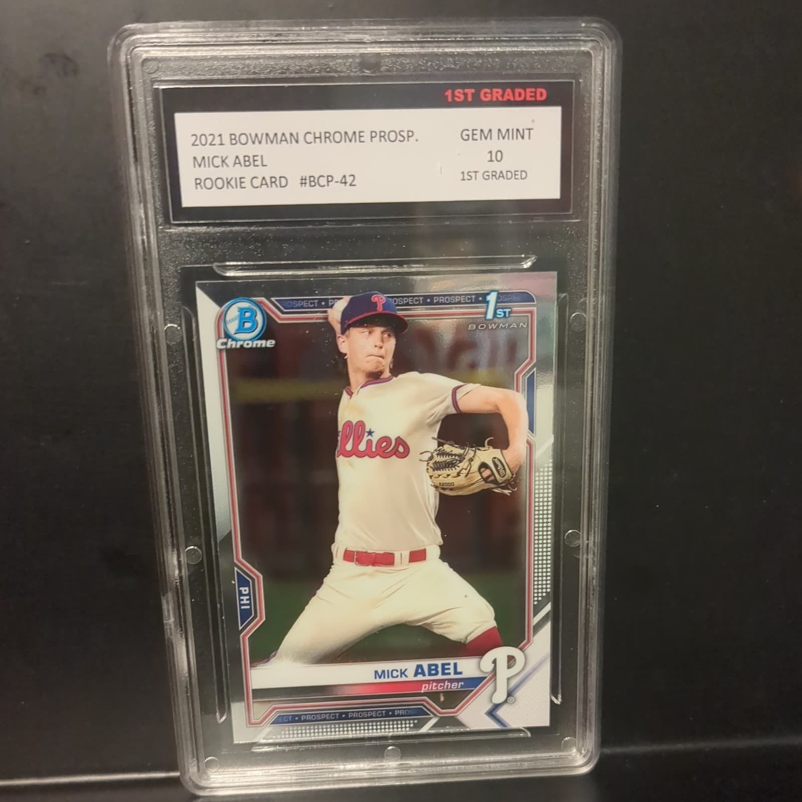 Baseball Mick Abel 2021 Bowman Chrome 2021 Bowman Chrome