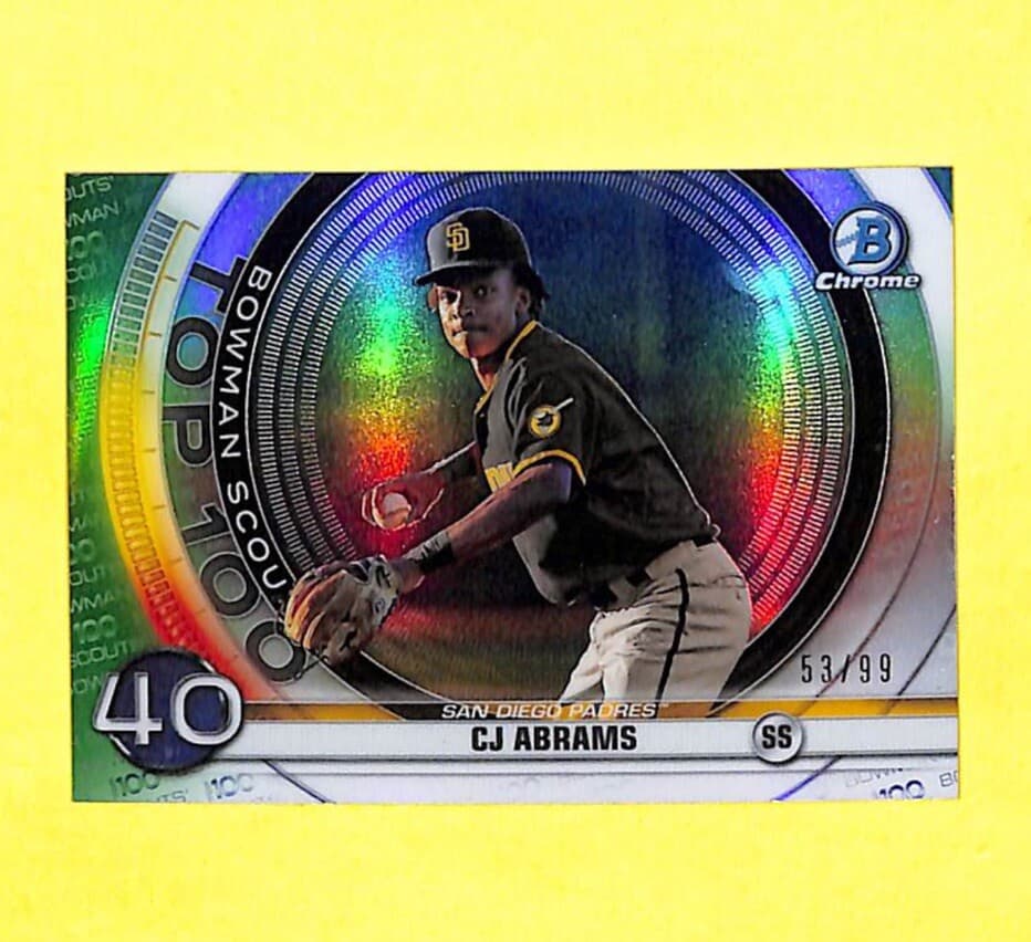 Abrams Scouts Top 2020 Bowman Chrome 2020 Bowman Chrome