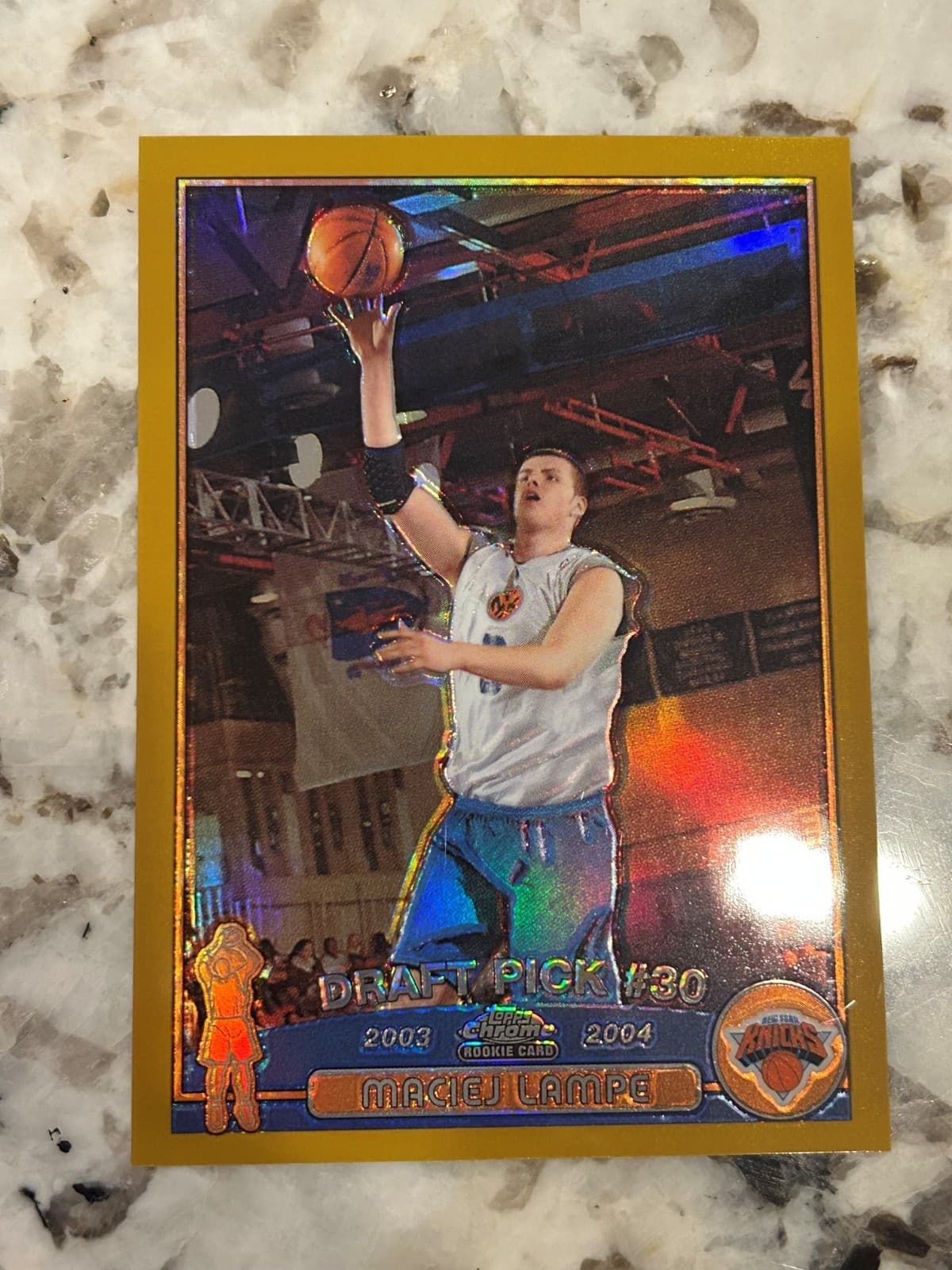 Gold Maciej Lampe 2003 Topps Chrome 2003 Topps Chrome gold-refractor