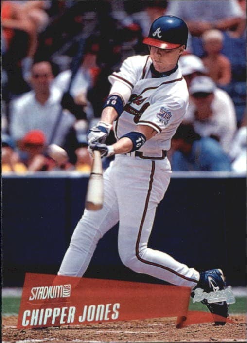 Chipper Jones Baseball 2000 Topps Stadium Club 2000 Topps Stadium Club