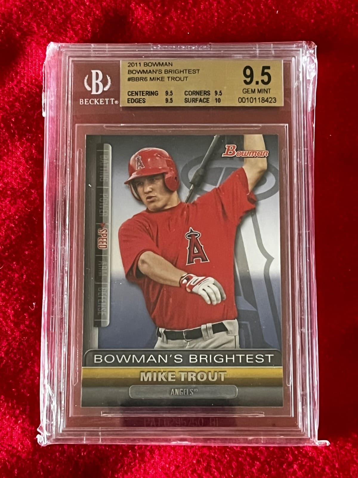Mike Trout 2011 bowman