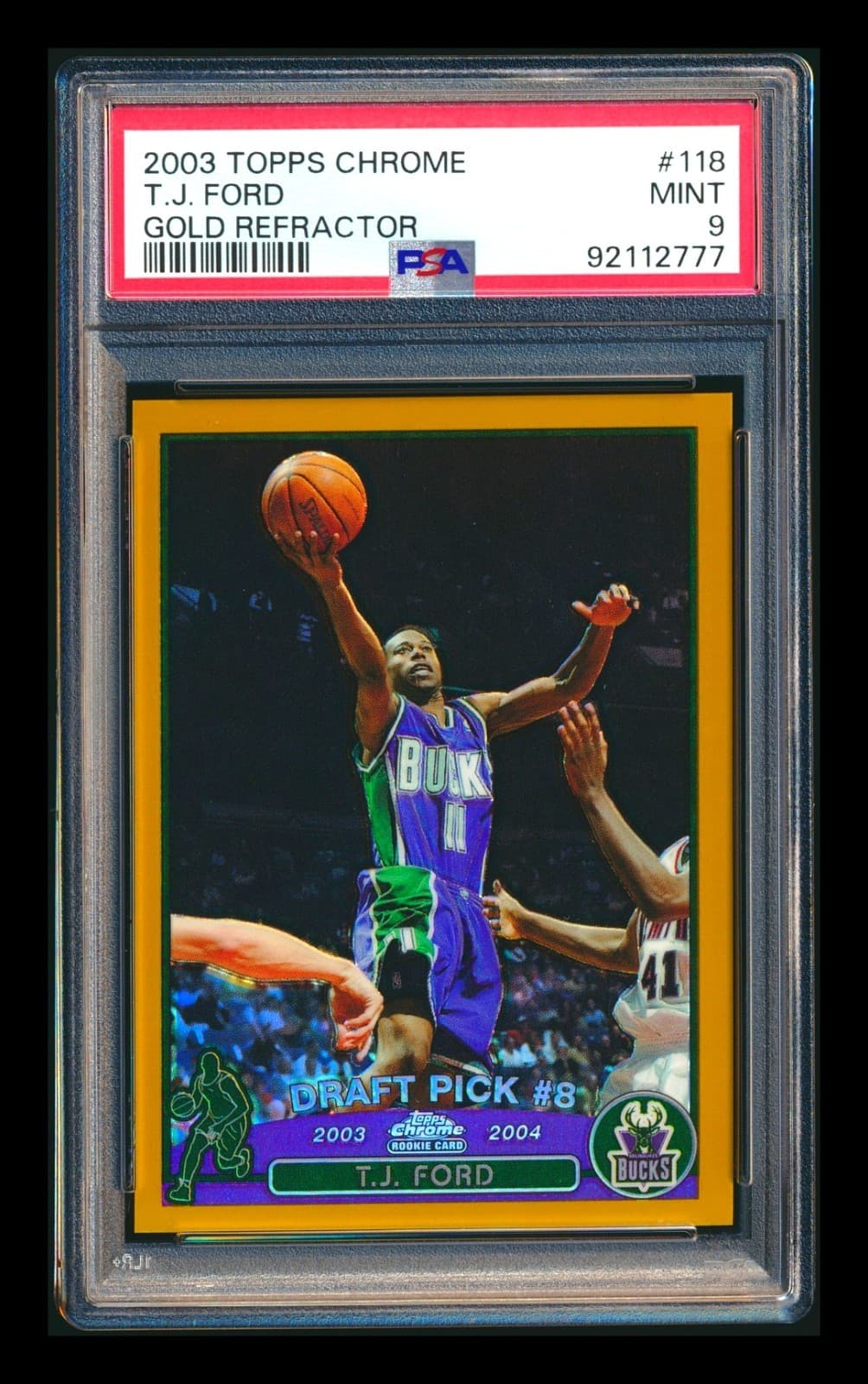 -04 T.J. TJ FORD GOLD /50 ! 2003 Topps Chrome 2003 Topps Chrome