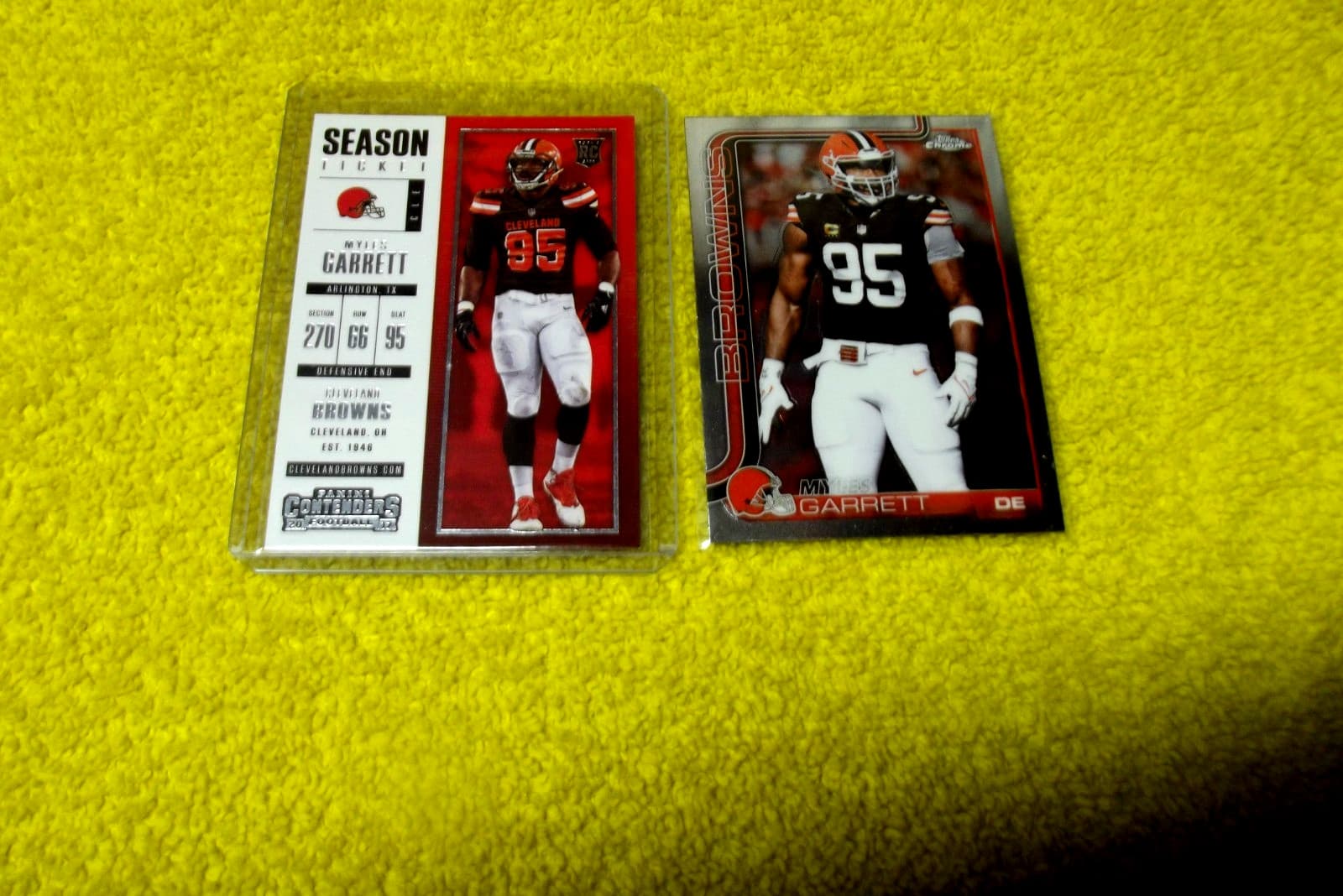 Myles Garrett Contenders 2017 Topps Chrome