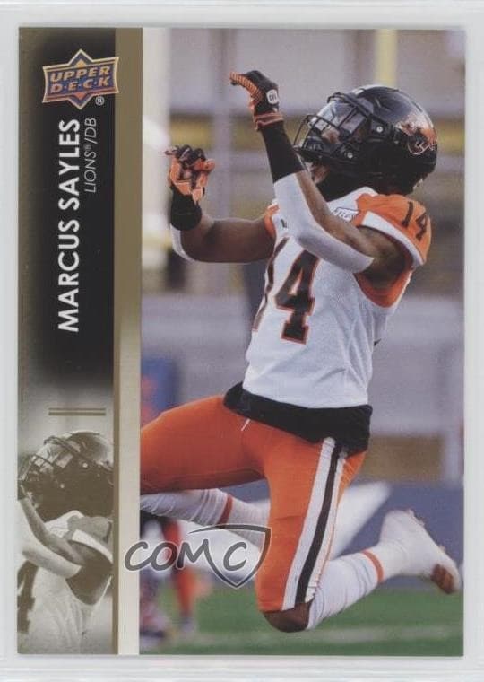 Gold Marcus Sayles 2022 Upper Deck 2022 Upper Deck