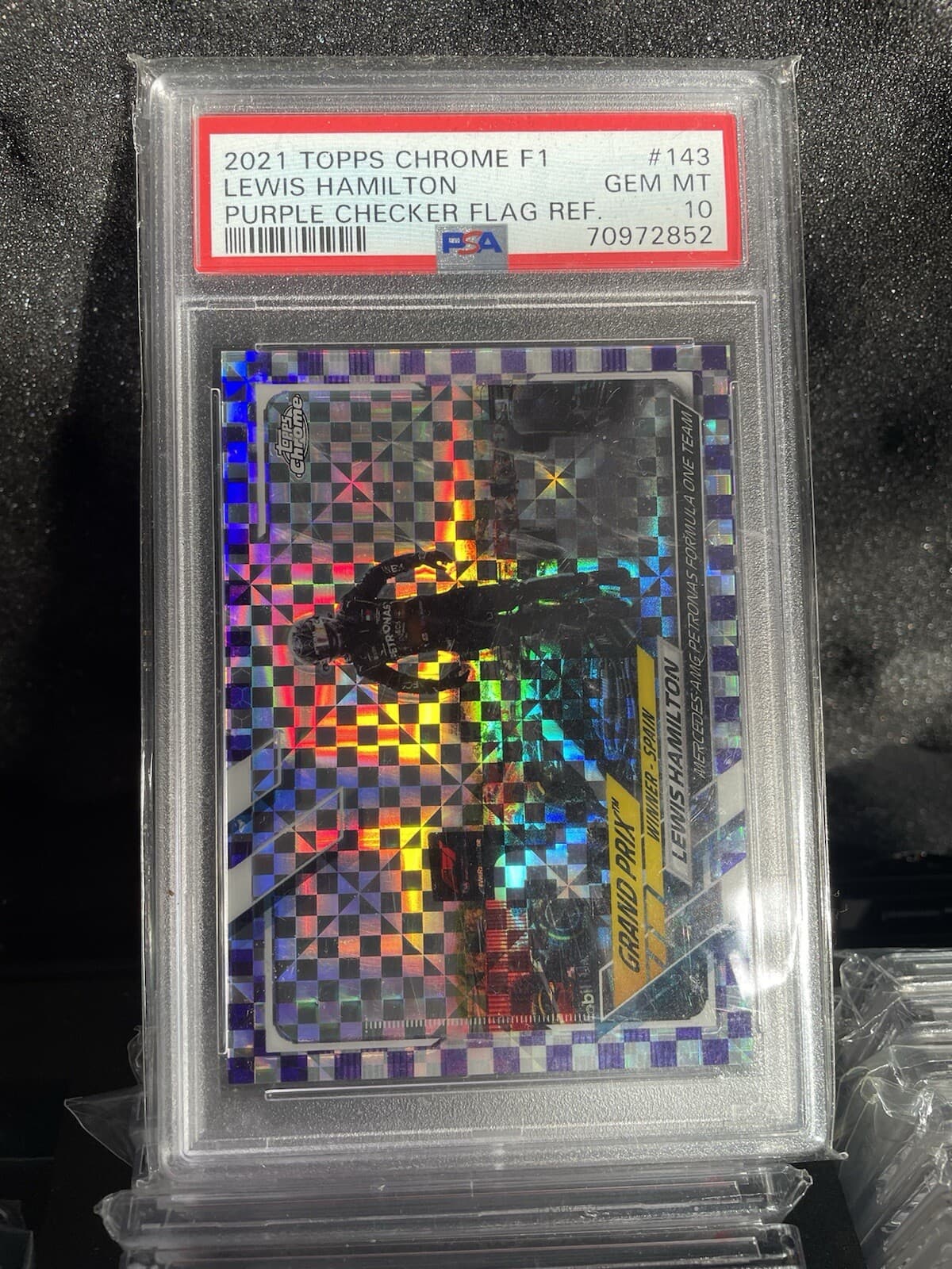 Purple Checker Flag 2021 Topps Chrome 2021 Topps Chrome purple