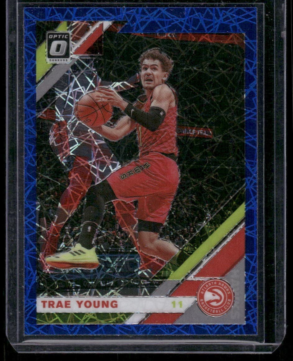 Trae Young Blue 2019 Donruss Optic