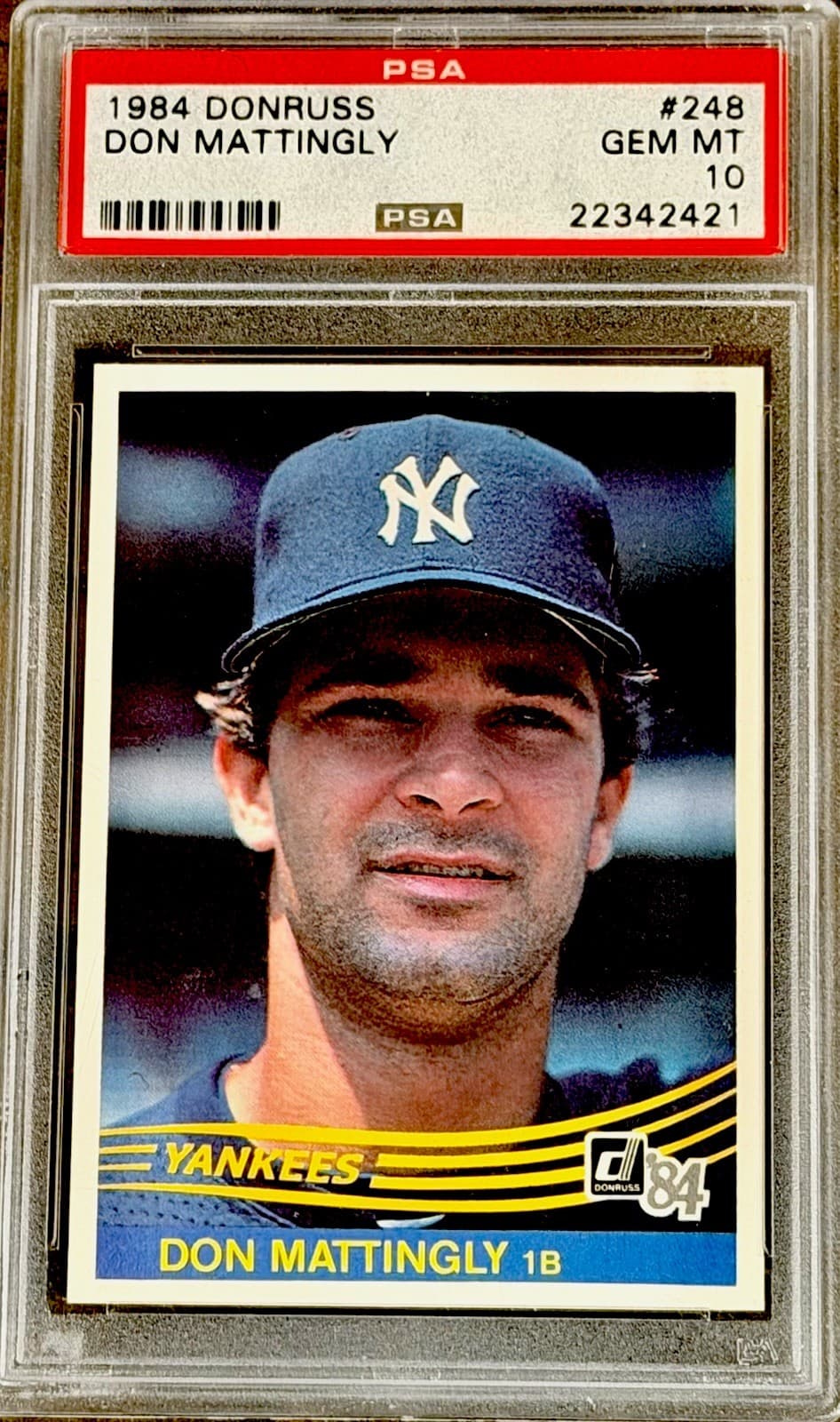 Don Mattingly Yankees 1984 Donruss