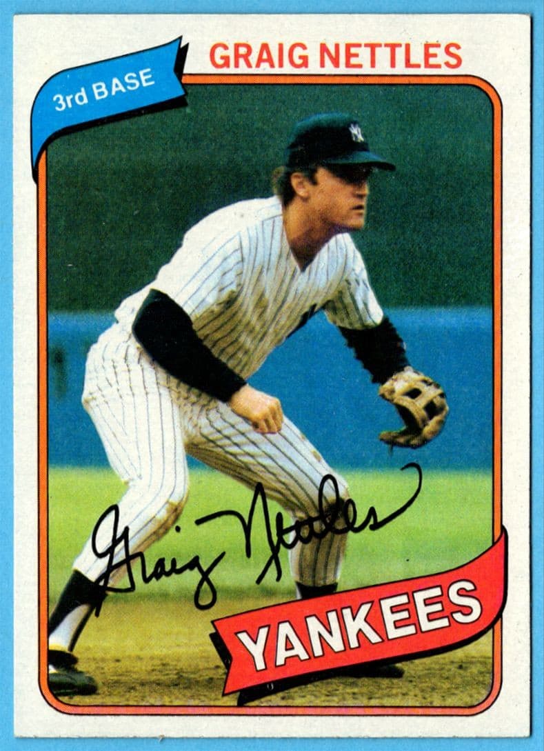 Graig Nettles New 1980 Topps 1980 Topps