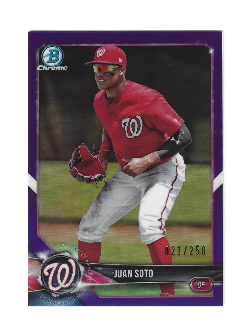 Prospects Juan Soto 2018 Bowman Chrome 2018 Bowman Chrome