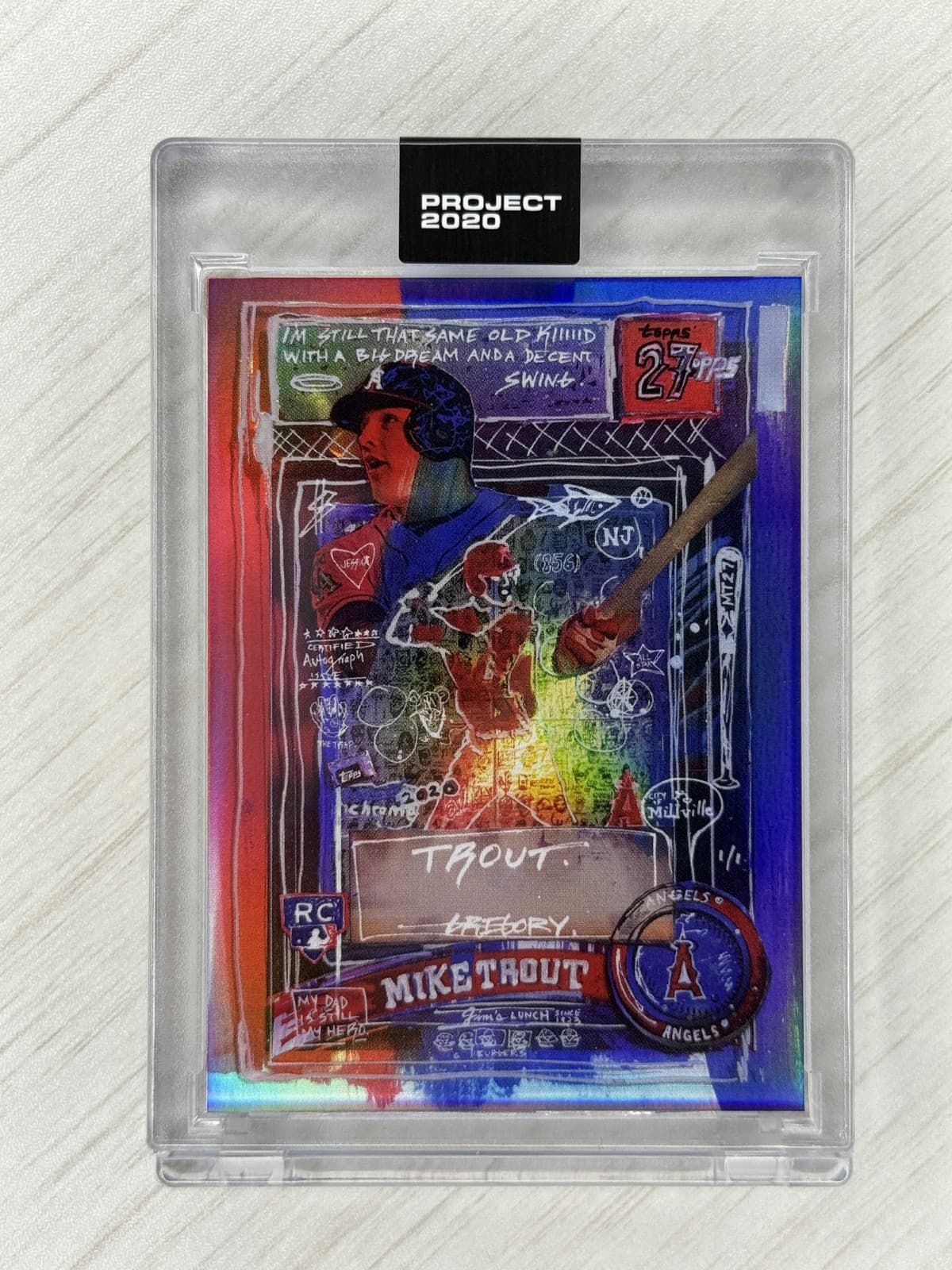Project Mike Trout 2020 Topps 2020 Topps foil