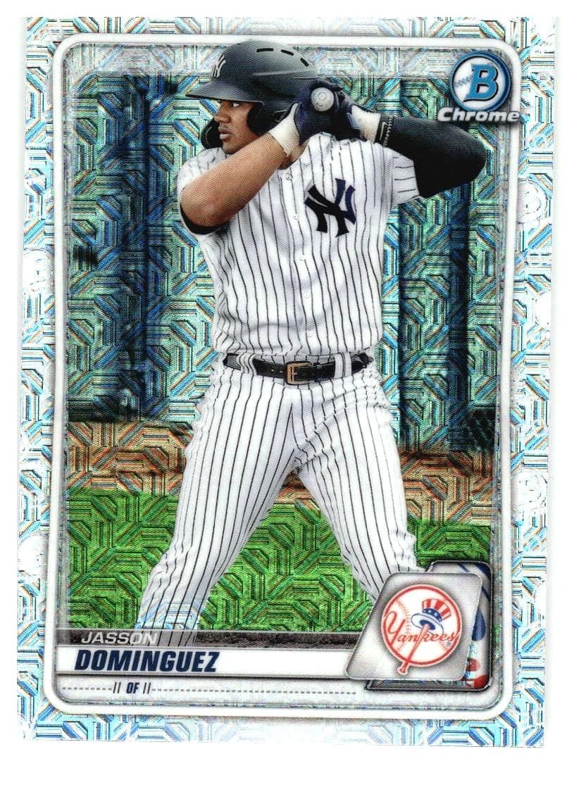 Jasson Dominguez Silver 2020 Bowman Chrome 2020 Bowman Chrome mojo-silver