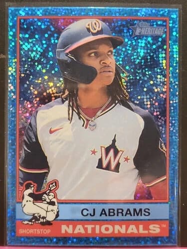 Blue Sparkle 2025 Topps Heritage 2025 Topps Heritage
